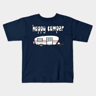 Camping Shirt-Happy Camper T Shirt-Camping Buddies-Women Graphic T Shirt-Hiking Gift Shirt-Unisex Clothing-Nature Lover Gift-Adventure Shirt Kids T-Shirt